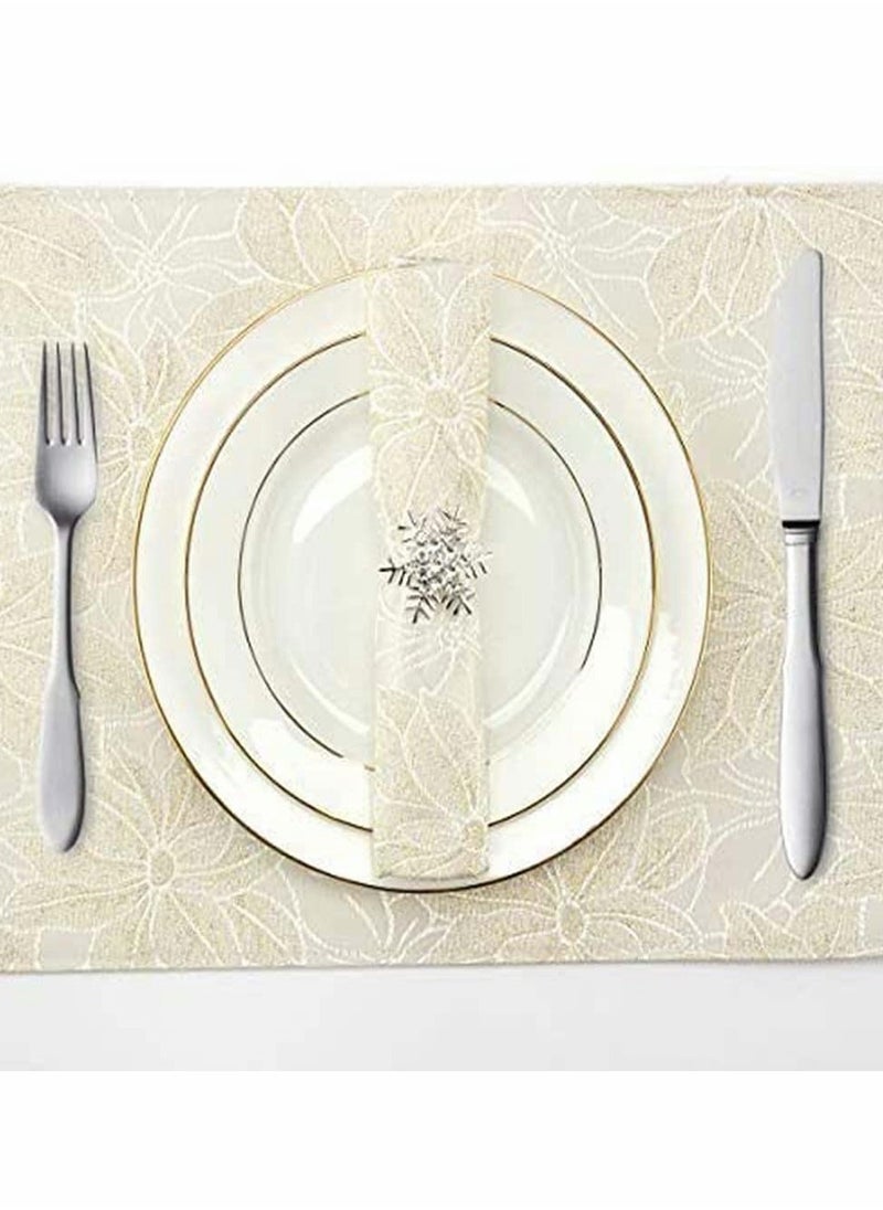 Excefore - 8-Piece Set Napkin Ring Table Setting Suitable - Image 1