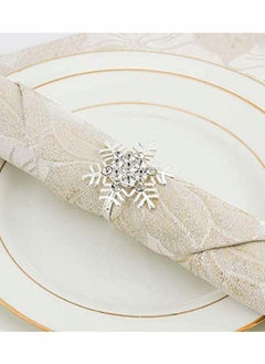 Excefore 8-Piece Set Napkin Ring Table Setting Suitable  - Image 3