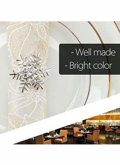 Excefore 8-Piece Set Napkin Ring Table Setting Suitable  - Image 5