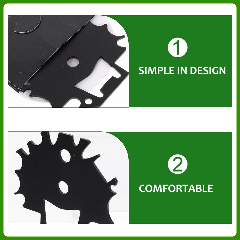 Stainless Steel BBQ Grill Scraper and Floss Multi Use Outdoor Cooking Cleaning Tool - Image 4