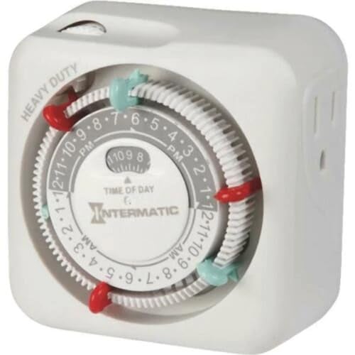 Intermatic TN311K 15-Amp Heavy Duty Lamp and Appliance Timer - Versatile Control for Lights and Devices - Easy Operation Electrical Timer - Image 4
