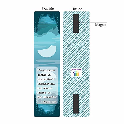 BOOKWORM Magnetic Quotes Bookmarks | Book Lovers Gift | Gift for Readers | Pack of 8 - Image 5