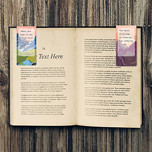 BOOKWORM Magnetic Quotes Bookmarks | Book Lovers Gift | Gift for Readers | Pack of 8 - Image 3