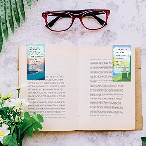 BOOKWORM Magnetic Quotes Bookmarks | Book Lovers Gift | Gift for Readers | Pack of 8 - Image 2