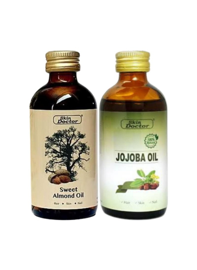 Skin Doctor - Skin Doctor Sweet Almond Oil - 125ml, Jojoba Oil - 125ml - Image 1