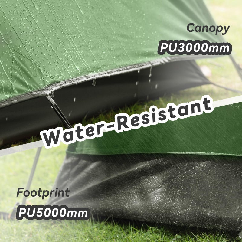 Forceatt Camping Tent, 3 Person Tent, Waterproof & Windproof. Lightweight Backpacking Tent, Easy Setup, Suitable for Outdoor and Hiking Traveling - Image 3
