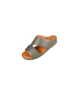 barjeel uno 008-3590  Barjeel Uno Boys Arabic Sandals BC-2025 Olive  - Image 1