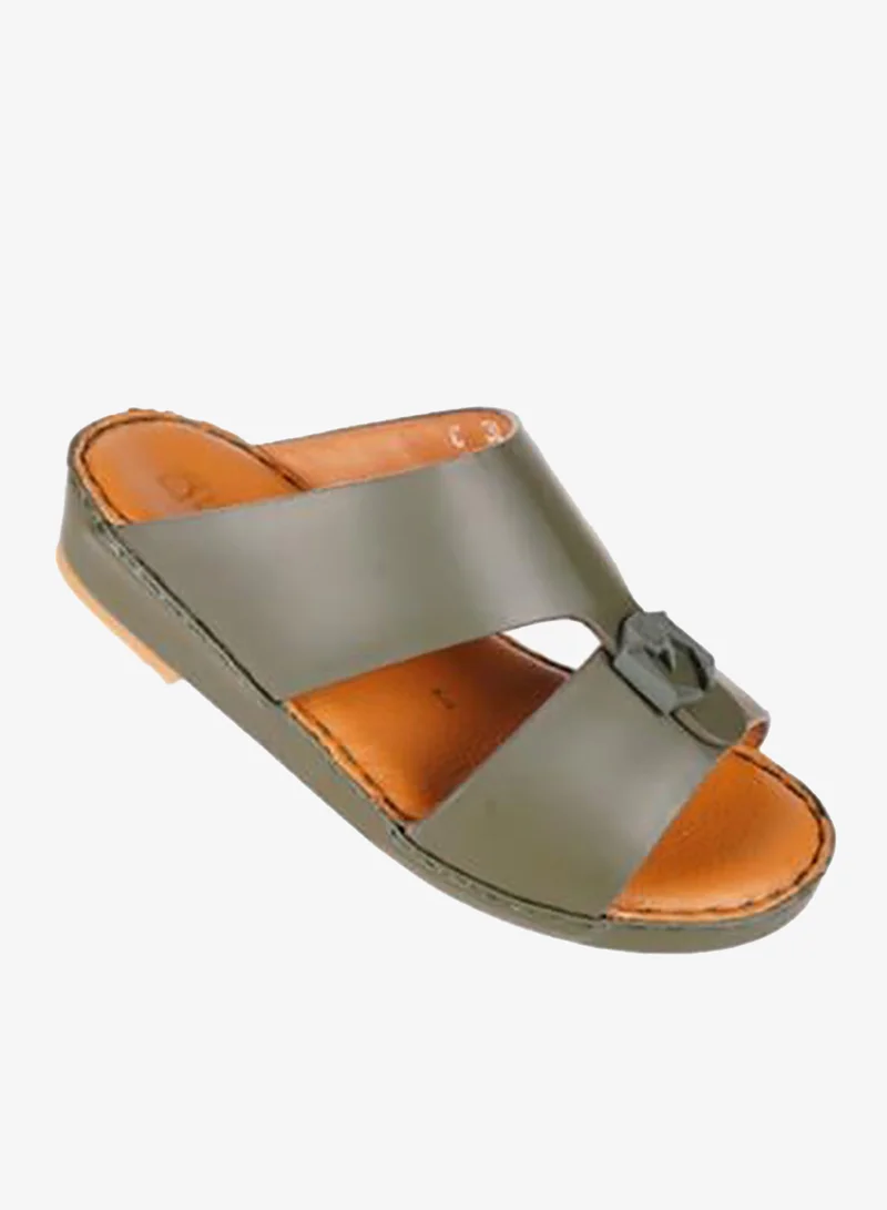 barjeel uno 008-3590  Barjeel Uno Boys Arabic Sandals BC-2025 Olive