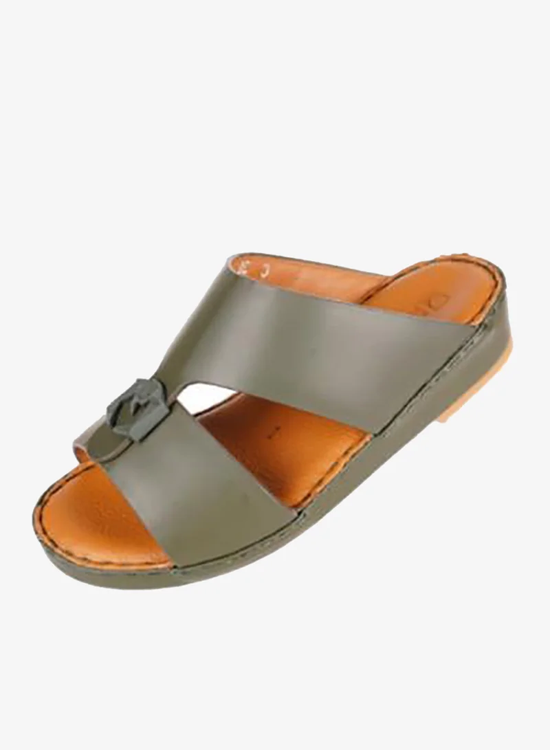 barjeel uno 008-3590  Barjeel Uno Boys Arabic Sandals BC-2025 Olive