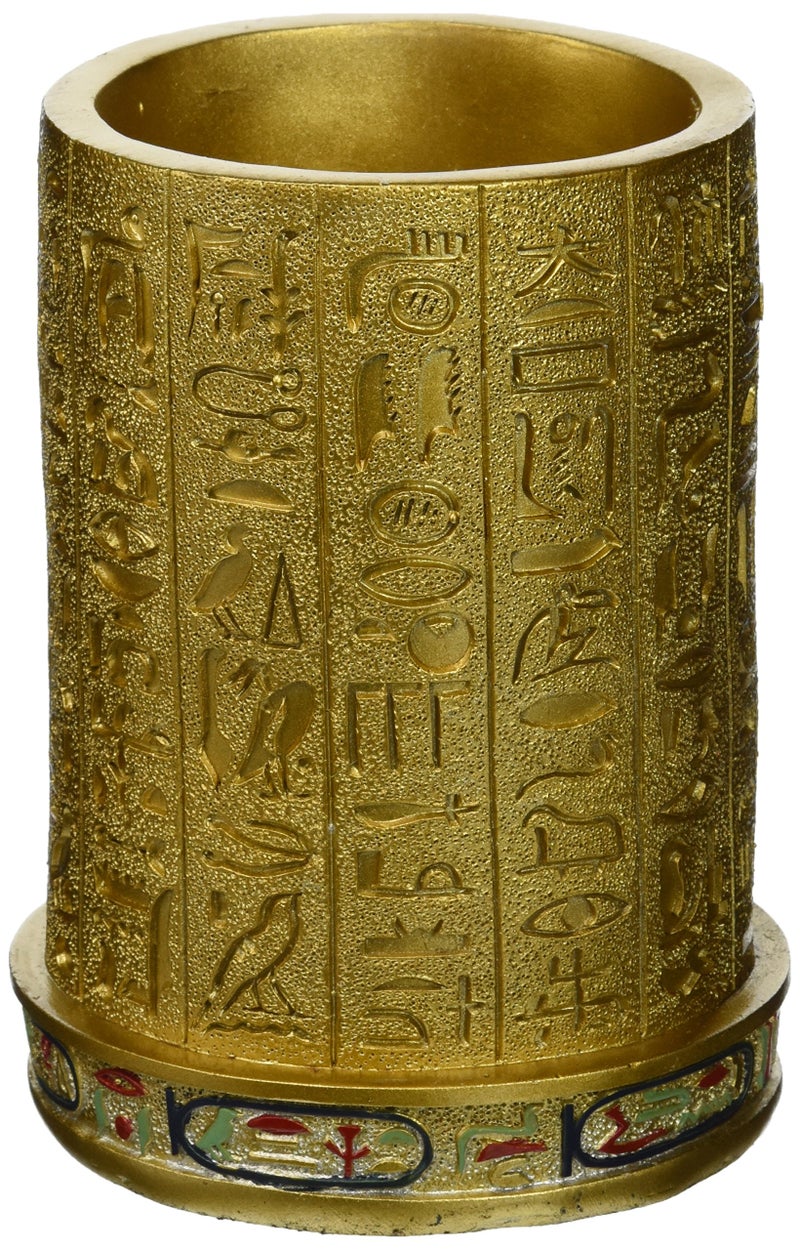 Design Toscano QL1244 Egyptian Pharaoh Pen Vessel,full color - Image 4
