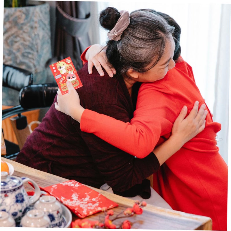 Traditional Chinese New Year Red Envelopes 10 Pack For Cash Gifts Wedding And Lunar Festival - Image 5