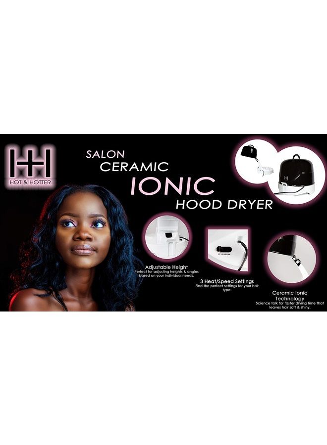 Annie Hot & Hotter Extra Large 2500Ceramic Ionic Hood Dryer, 8 Pound - Image 3