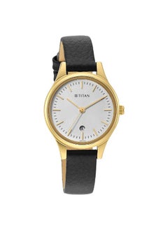 TITAN Women's Analog Round Shape Leather Wrist Watch - 2679YL01 - 38 Mm  - Image 1