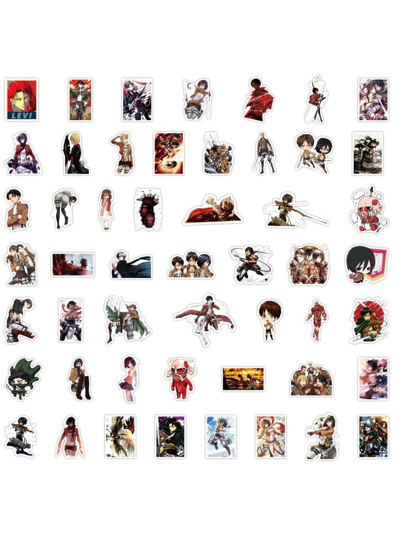 100 Anime Attack on Titan Doodle Stickers - Image 2