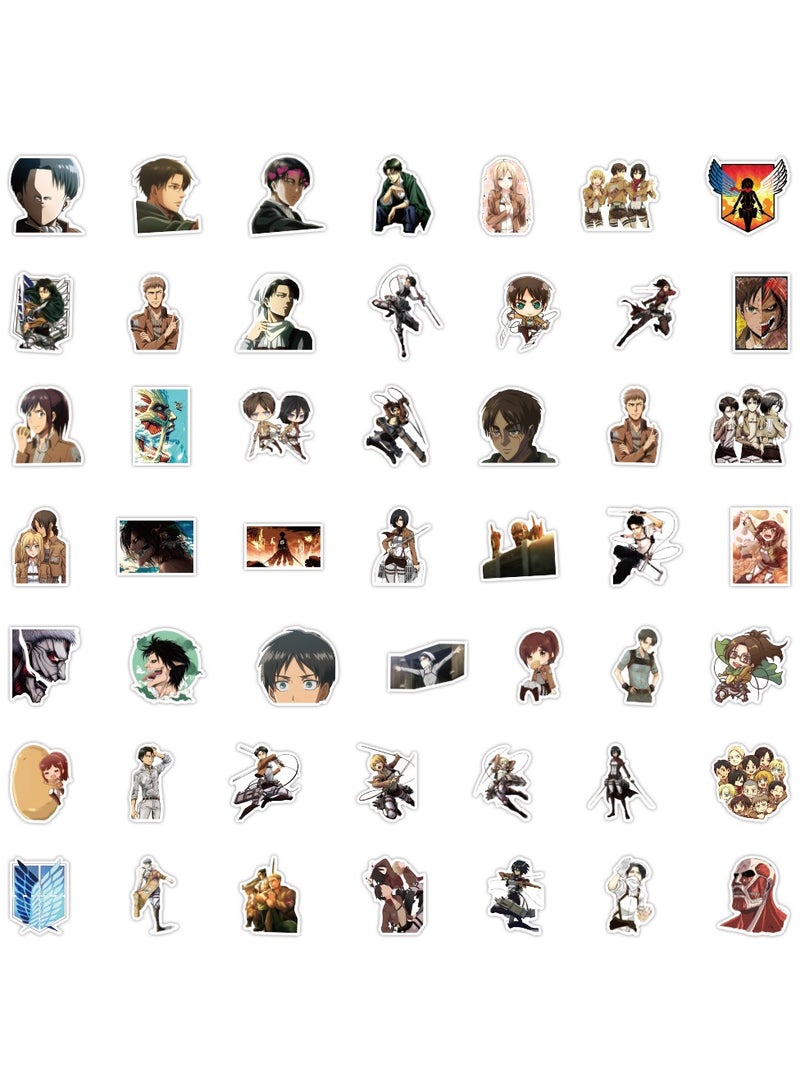 100 Anime Attack on Titan Doodle Stickers - Image 3