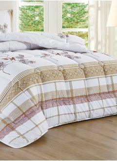 Sleep night 6 Pieces King Size 220x240Cm Comforter Set Medium Filling Bedding Set for All Season Includes 1Comforter 1Bedsheet 2Pillow Shams and 2Cushion cases  - Image 3
