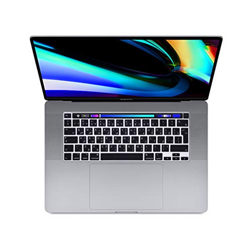 WYGCH Arabic Language Silicone Keyboard Cover Skin for MacBook Pro 16 inch A2141 2019 2020 Pro 13.3 inch A2338 M1/A2251/A2289 with Touch Bar and Touch ID EU Layout - Image 3