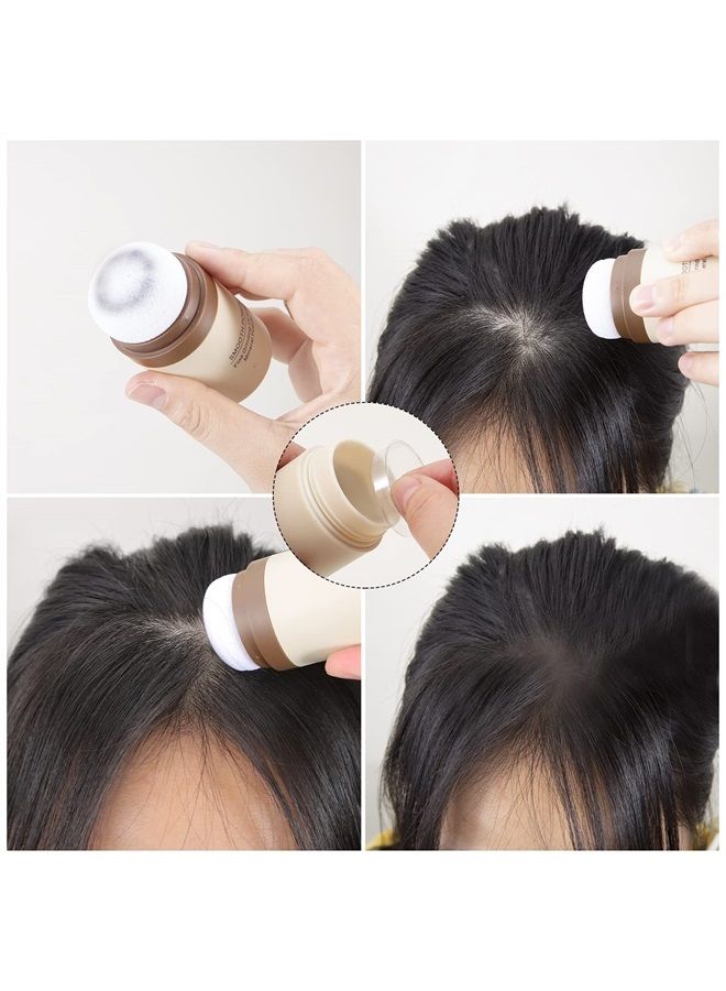 Boobeen Hair Powder for Thin Hair, Root Touch Up Powder Hair Shadow Cover Hair Loss Instantly, Hairline Powder for Women Men - Image 3