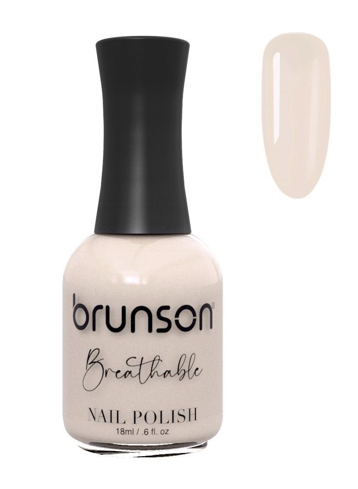 برونسون Nail Lacquer 18ml Breathable Nail Polish Halal Nail Polish Wudu friendly Quick Dry long lasting but easy peel off Glossy Shine Water Based Nail Enamel No Need UV LED Lamp No curing Nail Paint