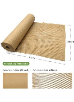 Taimi Honeycomb Packing Paper,  Packing Paper Substitute Alternative for Bubble Cushioning Wrap for Moving Shipping Packaging, Recyclable Moving Supplies Bubble Packing Wrap Protective Roll Size: 30cmX100m  - Image 5