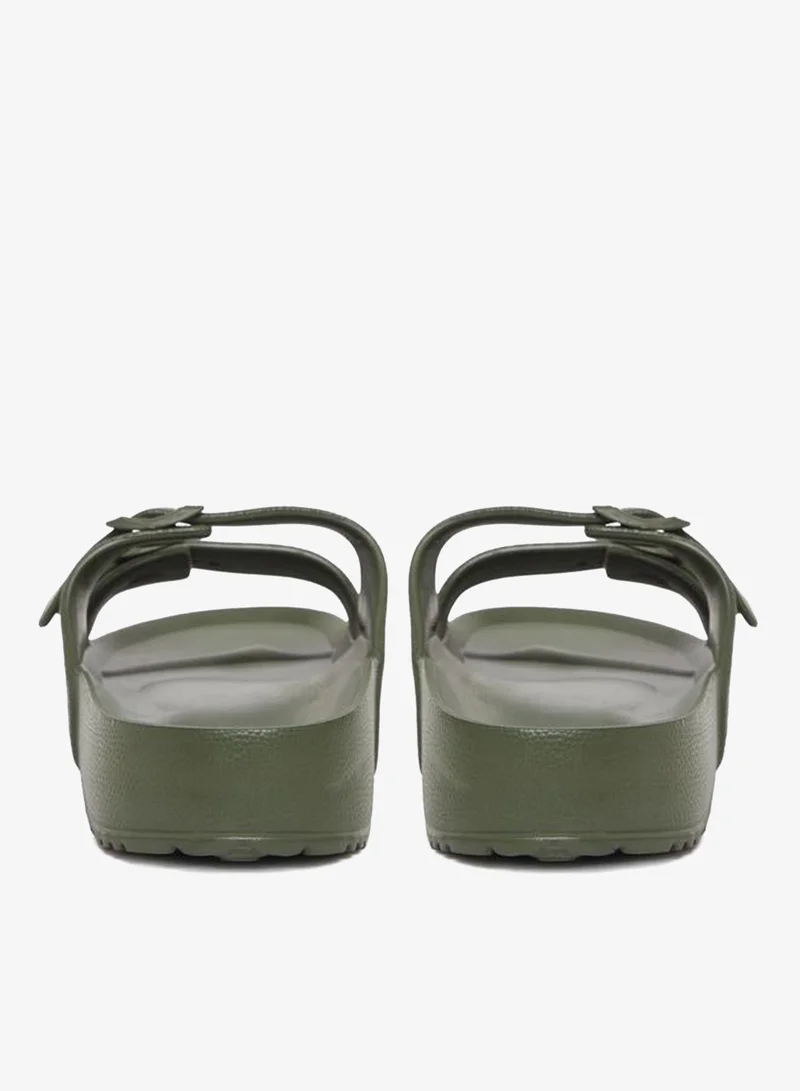 Styli Styli Double Strap Buckle Detail Sandals