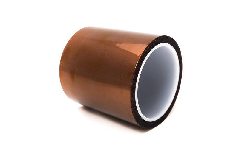 Bertech High-Temperature Polyimide Masking Tape, 1 Mil Thick, 100 mm x 36 Yards - UL Recognized - Image 1
