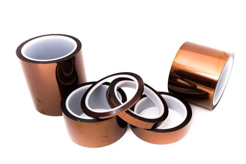 Bertech High-Temperature Polyimide Masking Tape, 1 Mil Thick, 100 mm x 36 Yards - UL Recognized - Image 3