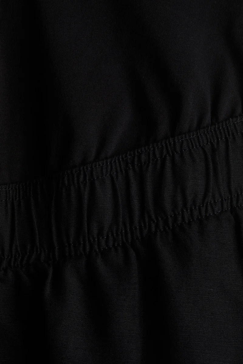 اتش اند ام MAMA Linen-blend shorts