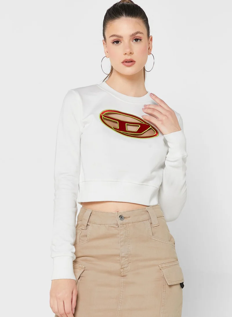 DIESEL Crew Neck Logo Sweatshirt