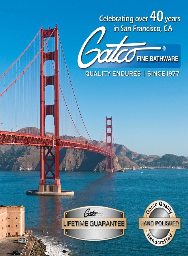 جاتكو حامل مناشف جاتكو ١٥٤٧ على سطح الطاولة بتصميم حرف S، نيكل ساتان - Image 3