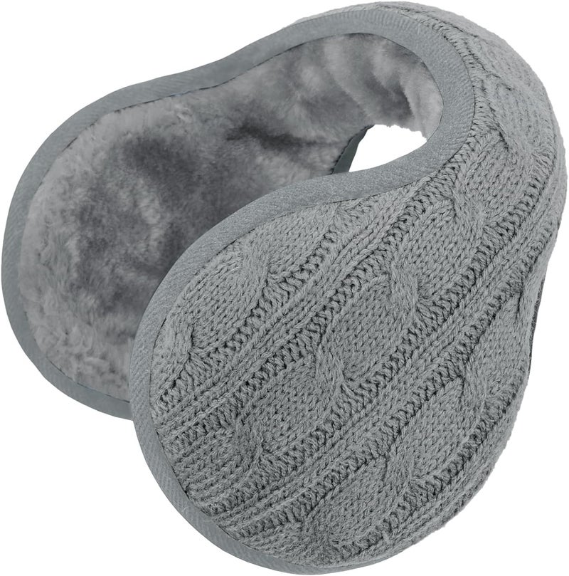 NORTHWIND Winter ear muffs for men, ear muffs for women, ear cover for winter Behind The Head Style Winter Earmuffs for Men & Women Adjustable (Grey) - Image 1
