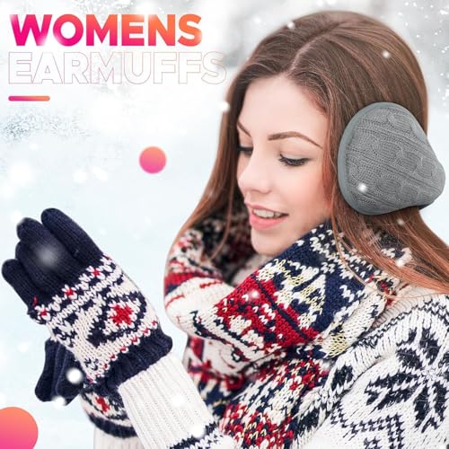 NORTHWIND Winter ear muffs for men, ear muffs for women, ear cover for winter Behind The Head Style Winter Earmuffs for Men & Women Adjustable (Grey) - Image 5