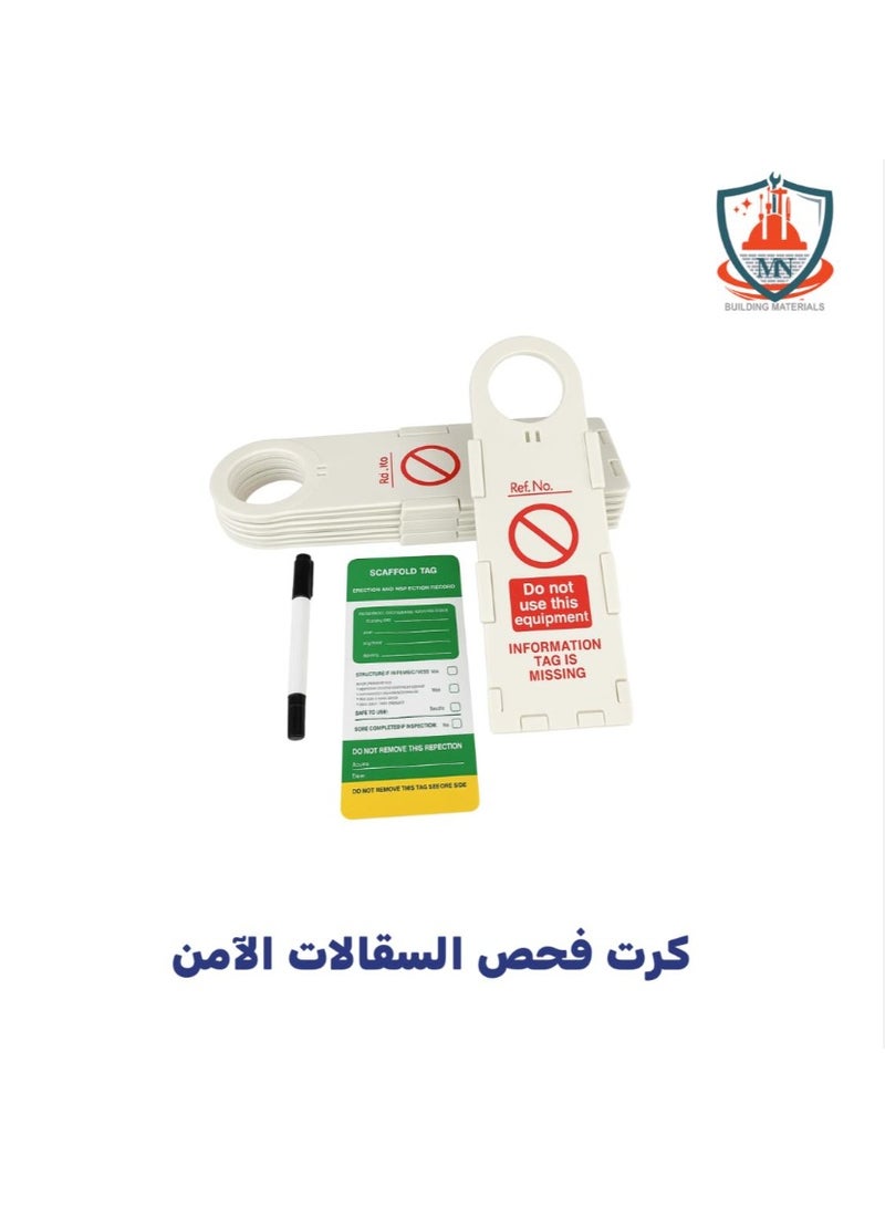 Scaffolding Safety Inspection Tag – Safety Tag for Scaffolds