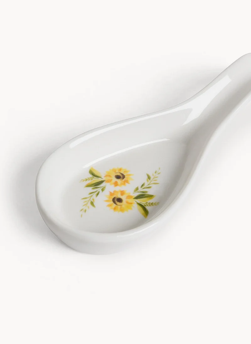 سيمبلي كيتشن Sunflower Bone China Ladle Holder Kitchen Accessory