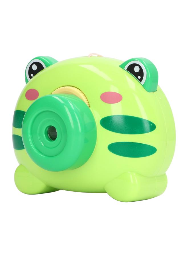 NIBEMINENT Kids Pretend Camera Toy Educational Sound Light Simulation Projection with Viewfinder Image for Boys Girls Frog  - Image 2