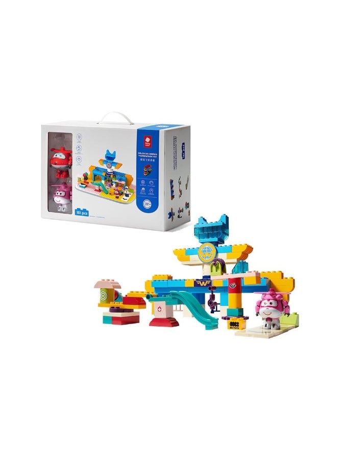 Babycare Colouring Bricks Superwings Building Toy Set - 151 Pcs  - Image 1