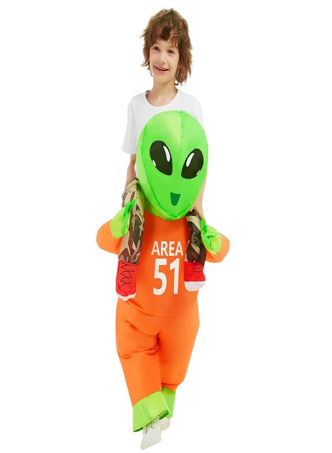 GOOSH Halloween Costumes for Kids Alien inflatable Costume Alien Blow up for Boy Girl Children Halloween Party Cosplay - Image 5