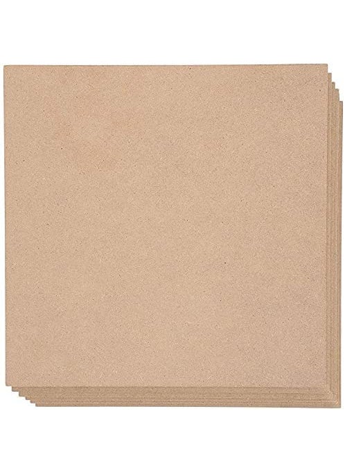 Snoogg Snoogg MDF Wood Board for Art and Craft for Resin Art Mandala Model Building Home Dcor Painting DIY Plaque Artist Painting Model Building Home Dcor Size 12x16 Pack10  - Image 2