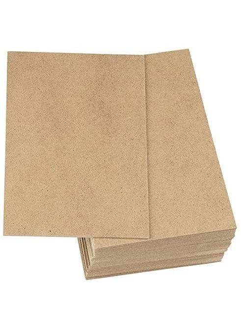 Snoogg Snoogg MDF Wood Board for Art and Craft for Resin Art Mandala Model Building Home Dcor Painting DIY Plaque Artist Painting Model Building Home Dcor Size 12x16 Pack10  - Image 3