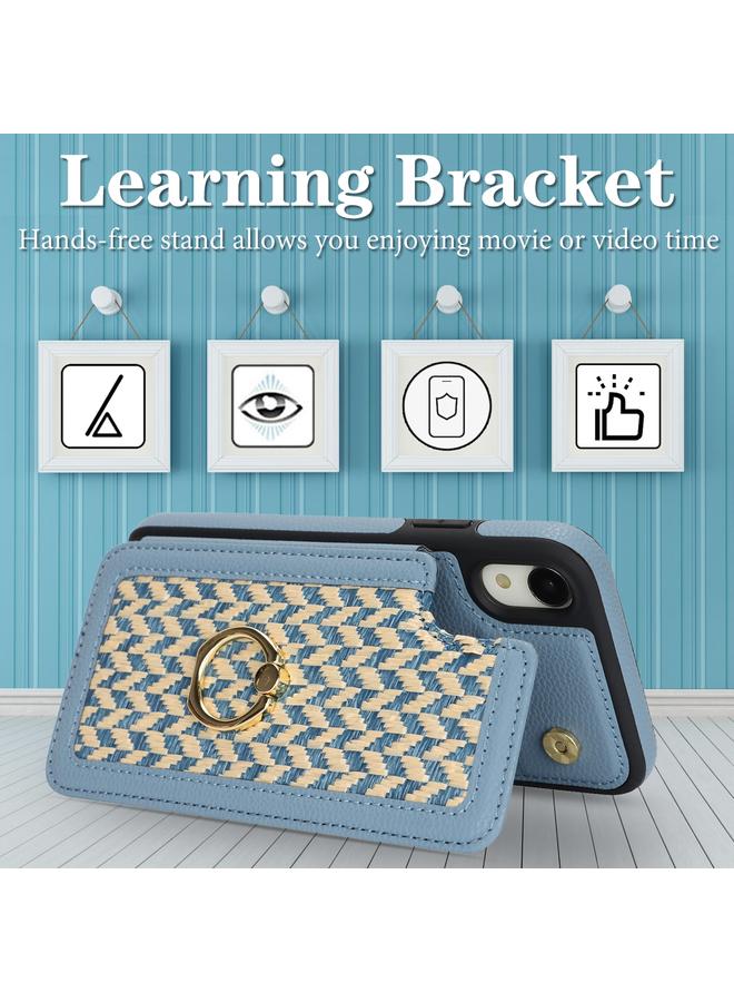 S-TOP Case For iPhone XR Double Bckle Card Slot Full Coverage Phone Case with Cross-body Strap - Image 5