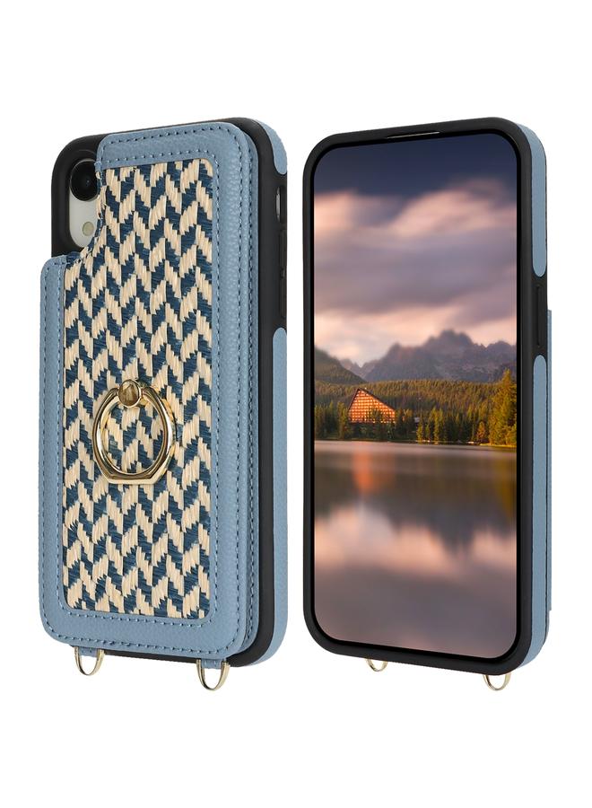 S-TOP Case For iPhone XR Double Bckle Card Slot Full Coverage Phone Case with Cross-body Strap - Image 2
