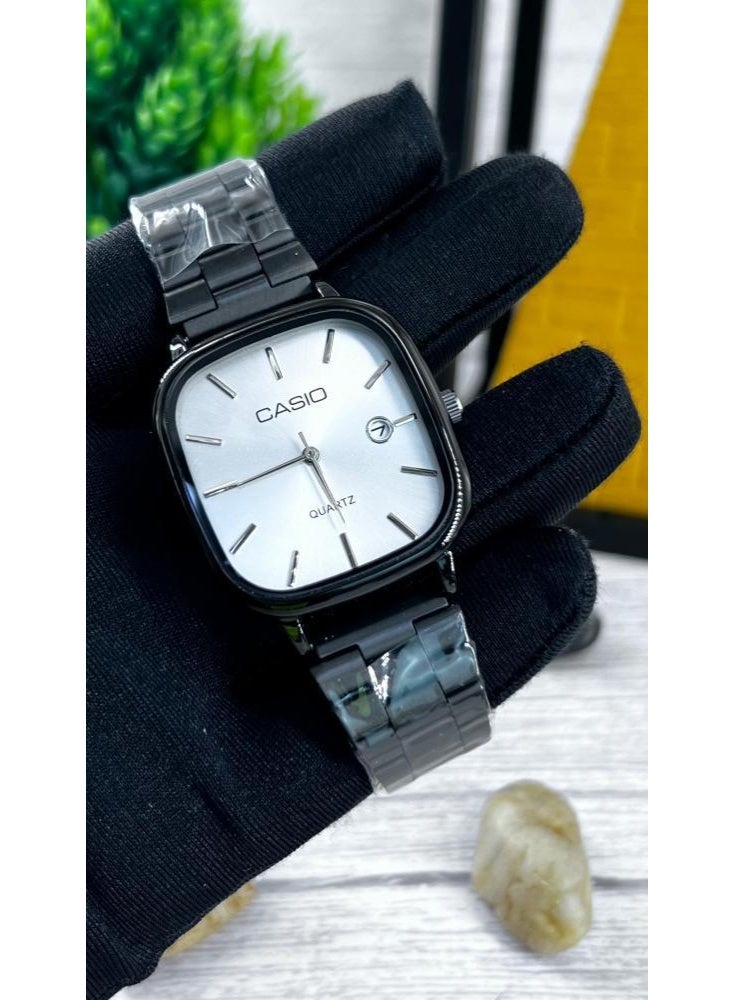Casio Classic Watch with Stainless Steel Bracelet