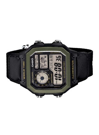 ساعة يد كوارتز رقمية للشباب AE-1200WHB-1BVDF - مقاس 39 مم - لون أسود أولاد - view 3