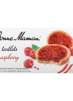 Bonne Maman Tartlets Raspberry 9 Tartlets 0.53 oz (15 g) Each 