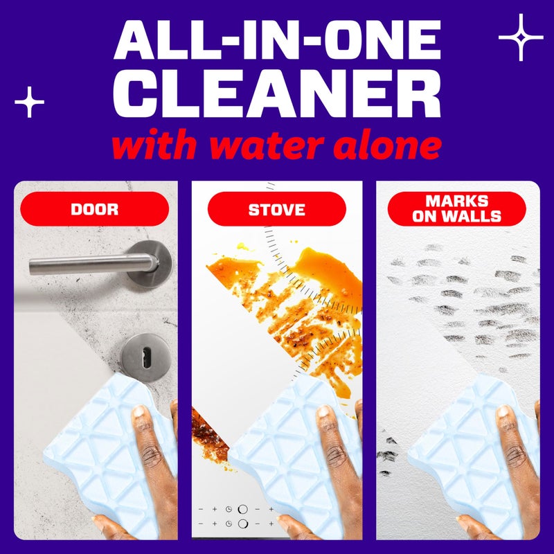 Mr Clean Mr. Clean Magic Eraser Sponge, All Purpose Cleaner, Cleaning Scrubber, Wall, Kitchen, Bathroom, Shower Cleaner, Melamine Sponge, Cleaning Pads, Variety Pack, 5 Extra Durable, & 3 Grease Magic Erasers - Image 3