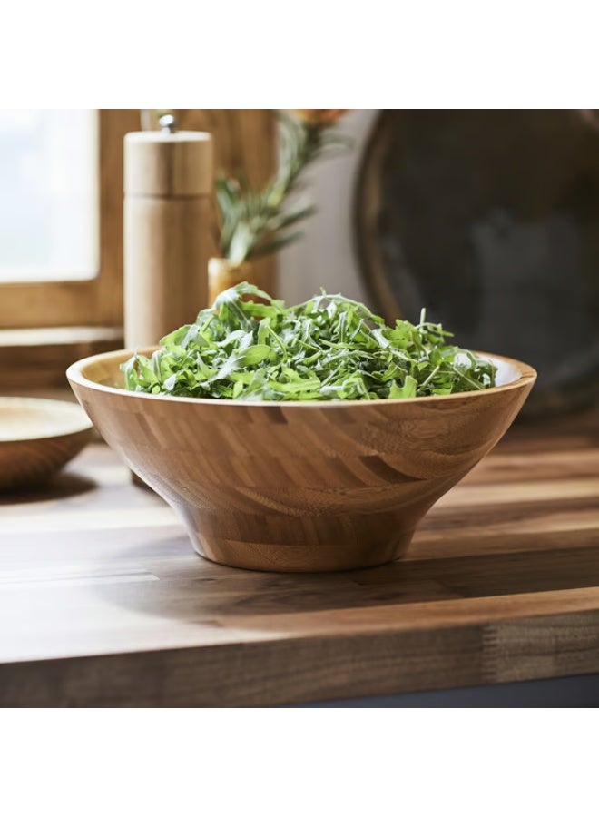 Bamboo serving bowl, 28 cm - Image 3