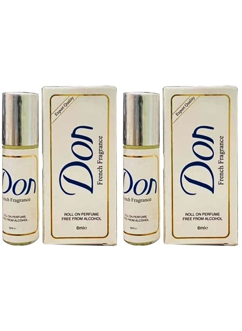 دون زيت عطري دون فرينش 6MLعبوة من قطعتين - Image 1
