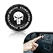 yorpyep Push Start Button Cover Personalized Skull Rotary Type Ignition Switch Hidden Protector RustProof SelfAdhesive Engine OneTouch Start Decorative Cover for Most Cars Trucks Black - Image 2
