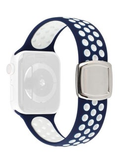 PROMASS Replacement Watchbands For Series 7 41mm/6 & SE & 5 & 4 40mm/3 & 2 & 1 38mm Blue White 