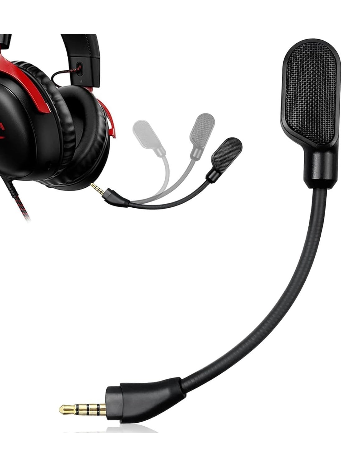 كيسن Kissun Mic Fits For Hyperx Cloud Iii Wired Headphone wired